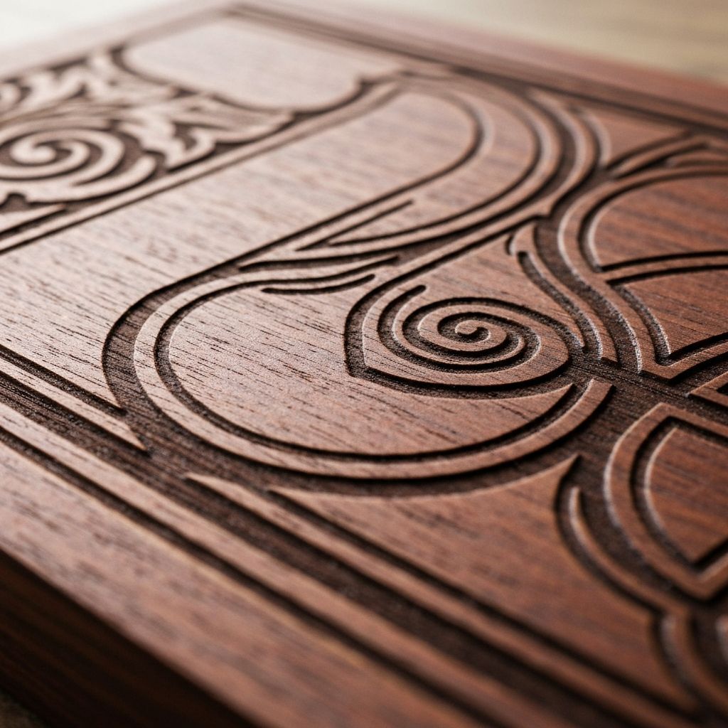 Laser Engraved Timber